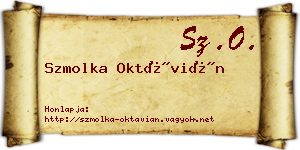 Szmolka Oktávián névjegykártya